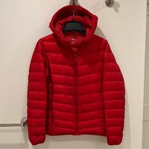 Uniqlo Red Puffer Jacket